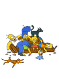 Affiche Les Simpson : Couch gag